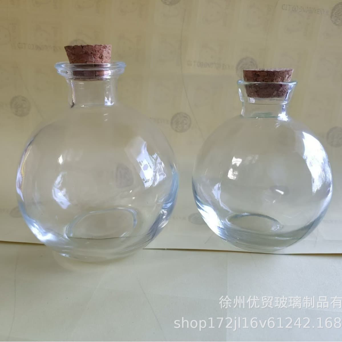 Спот 250ml 200ml 120mll круглая шариковая пробка дрейф бутылка желаний бутылка для напитков ремесленная…
