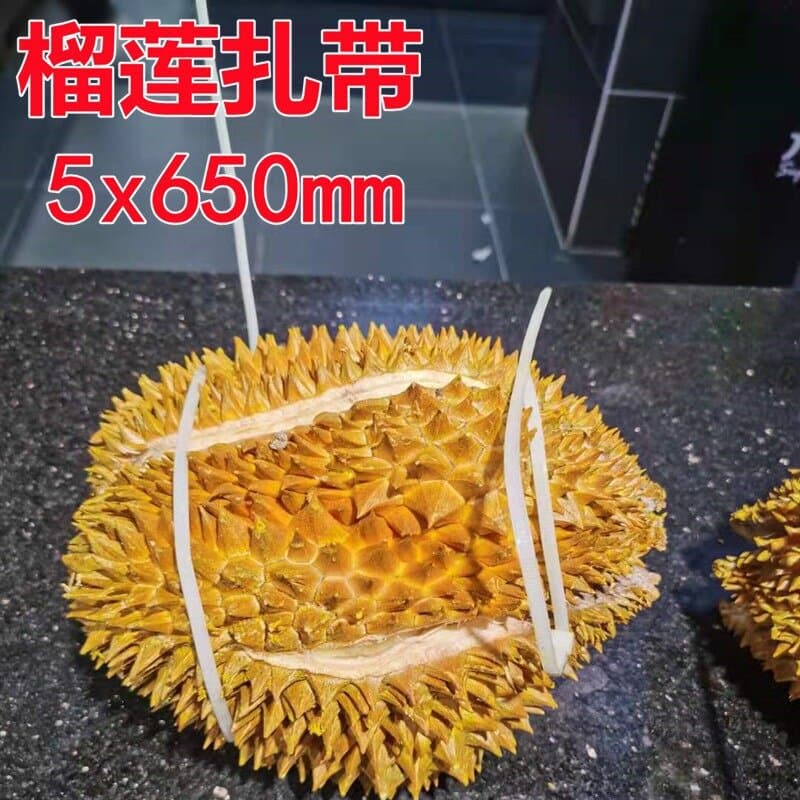 Самоблокирующаяся удлиненная кабельная стяжка Durian, утолщенный связывающий ремень, прямые продажи с фабрики, 5*650, белый пучок Durian