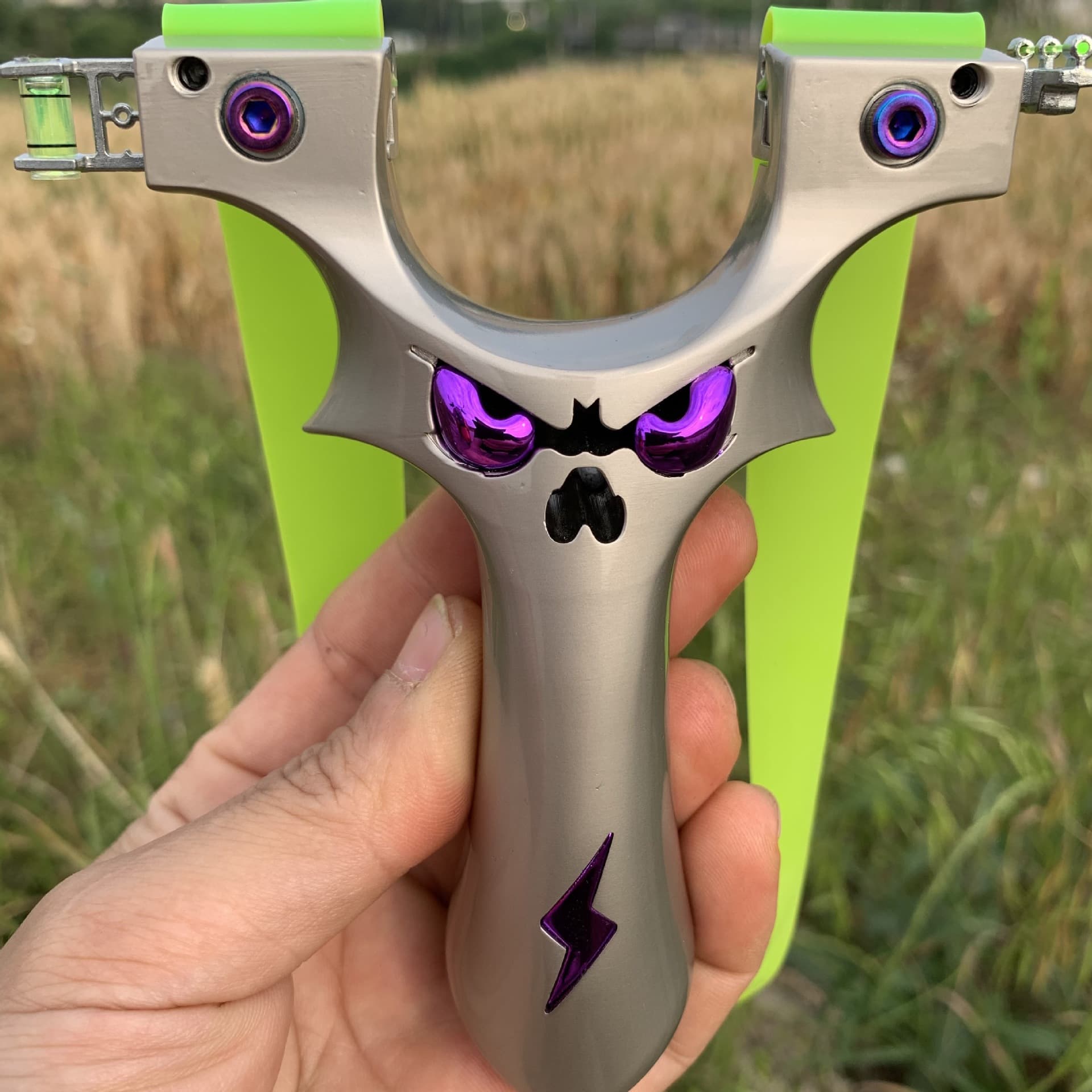 9025 Lightning Cannon Slingshot для взрослых, уличная стрельба, практичная, мощная, высокоточная, утолщенная…