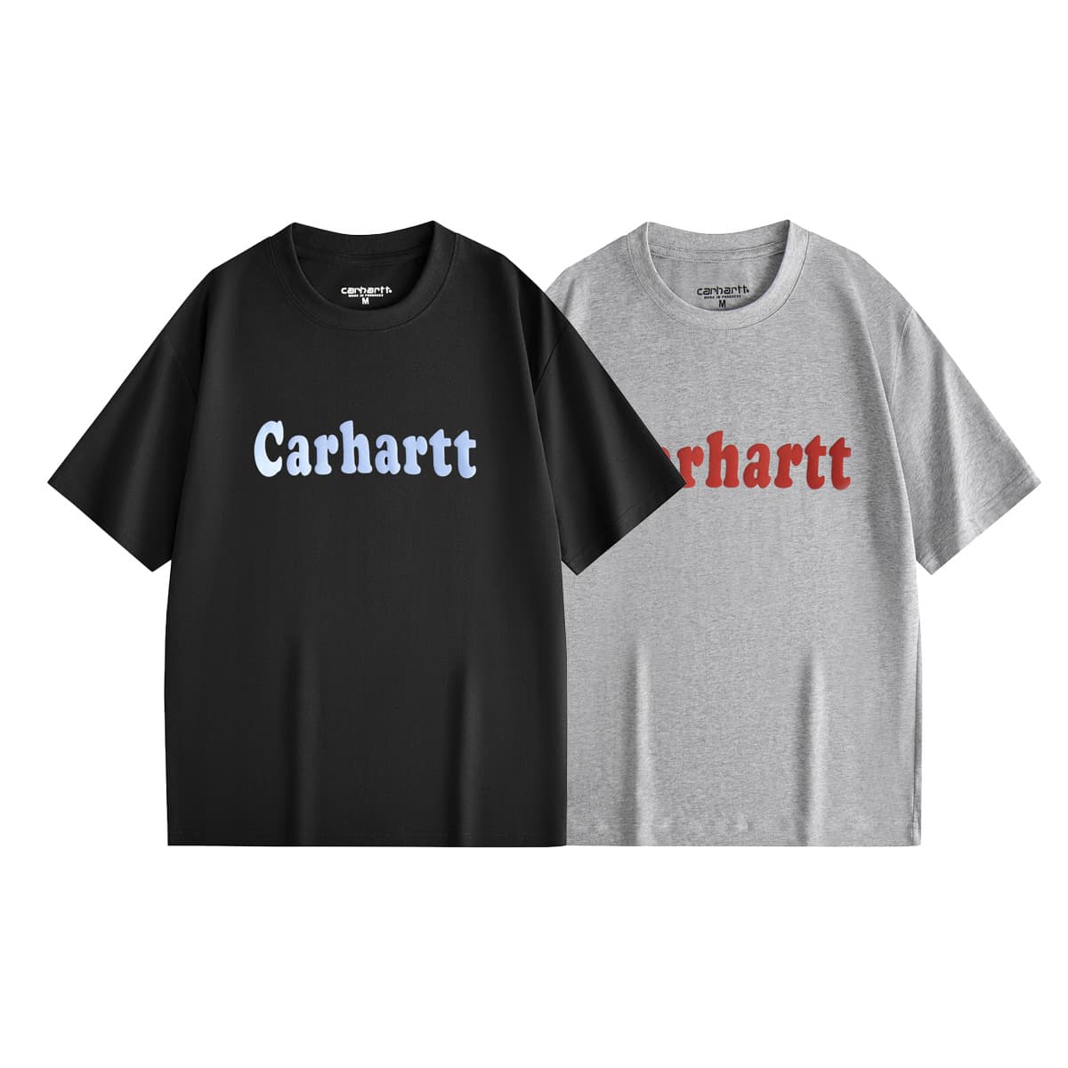 Новая модная брендовая футболка Carhartt из чистого хлопка с короткими рукавами для мужчин и женщин,…