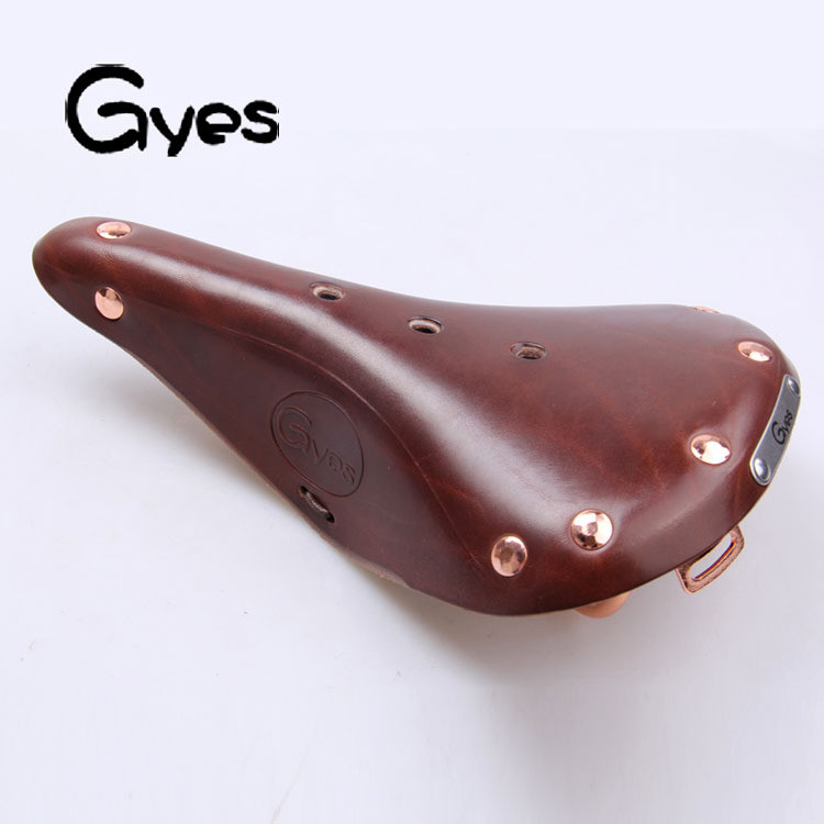 Седло велосипедное Gyes B17 из кожи оптом из Китая