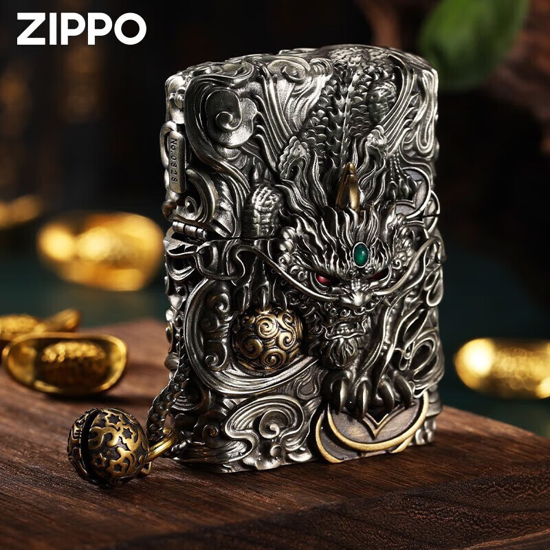 Керосиновая ветрозащитная зажигалка Zippo с Пи Сиу оптом из Китая