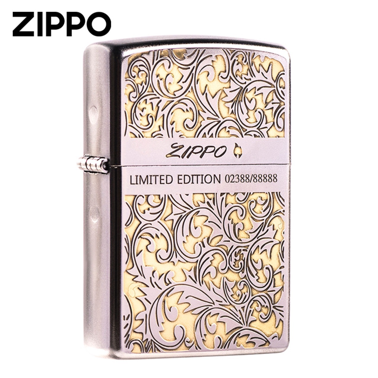 Зажигалка Zippo 205 с гравировкой арабески оптом из Китая