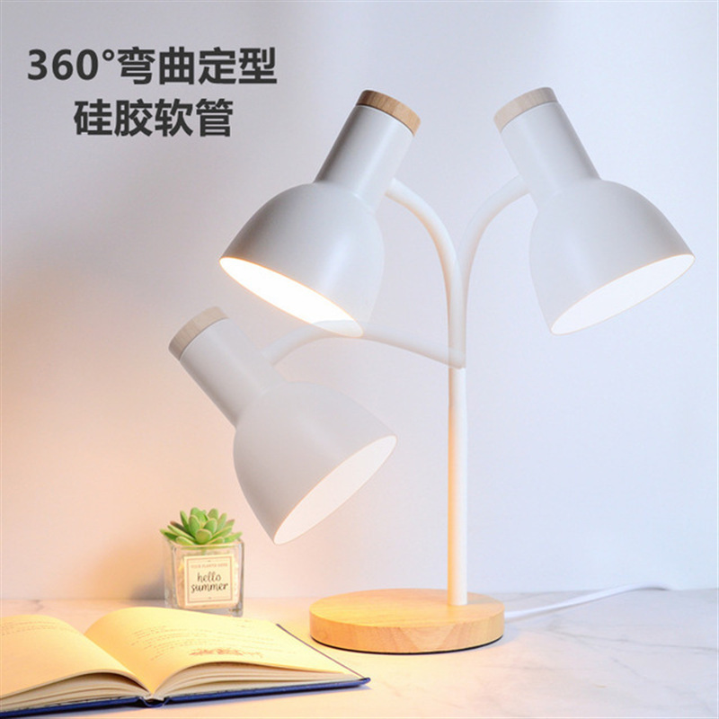 Настольная LED-лампа для глаз, скандинавский стиль, оптом из Китая