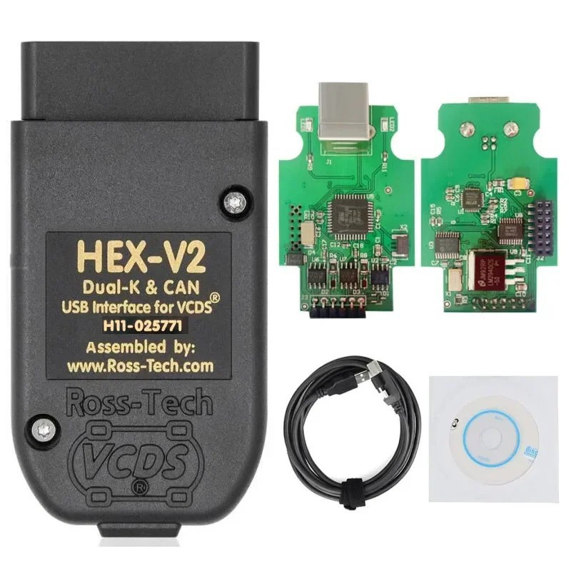 Многоязычный диагностический инструмент HEX V2 VCDS V25.3 оптом из Кит