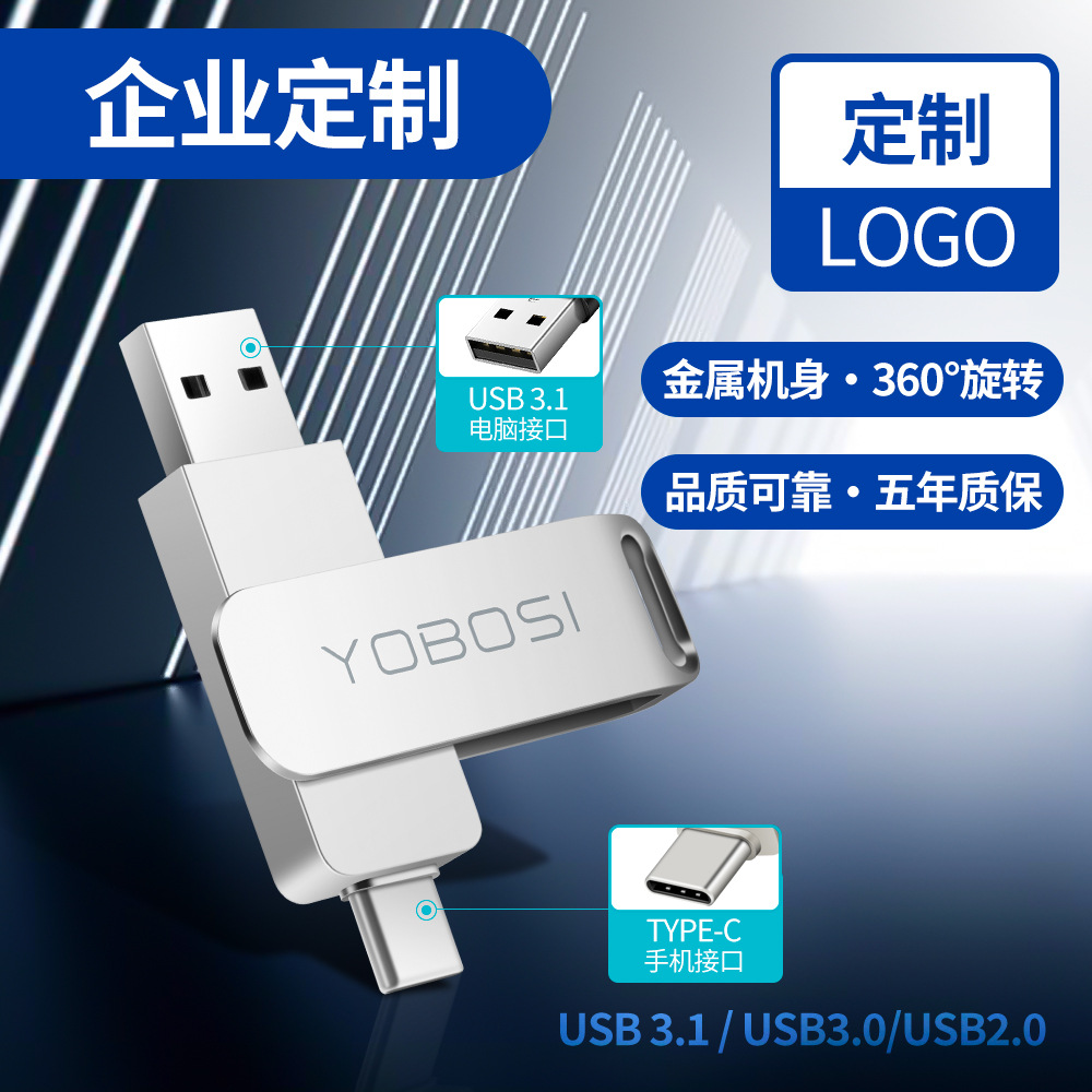 Вращающийся USB-накопитель 32/64 ГБ оптом из Китая