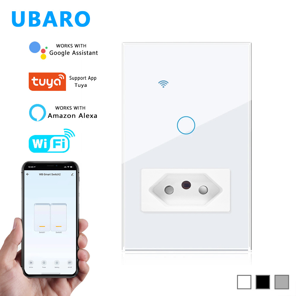 Умный Wi-Fi выключатель 118 типа с USB оптом из Китая