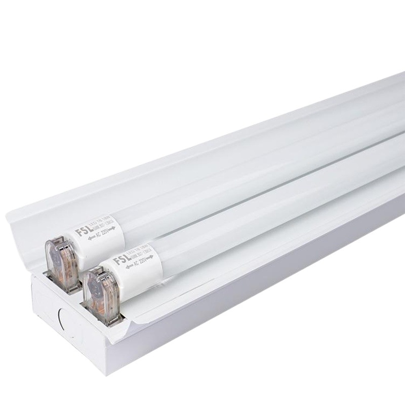 Лампа FSL T8 LED 1,2 м с двойным кронштейном оптом из Китая