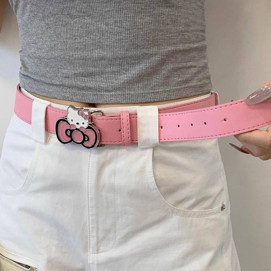 Головная повязка Hello Kitty и ремень джинсовый оптом из Китая
