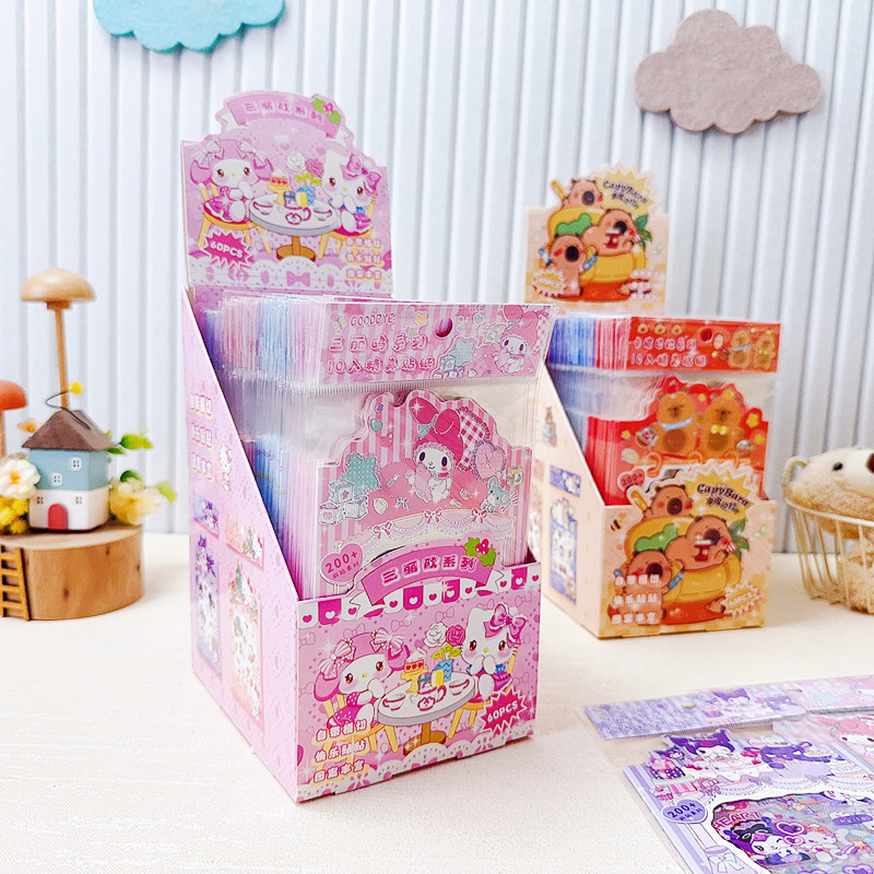 Наклейки Sanrio и капибара оптом из Китая