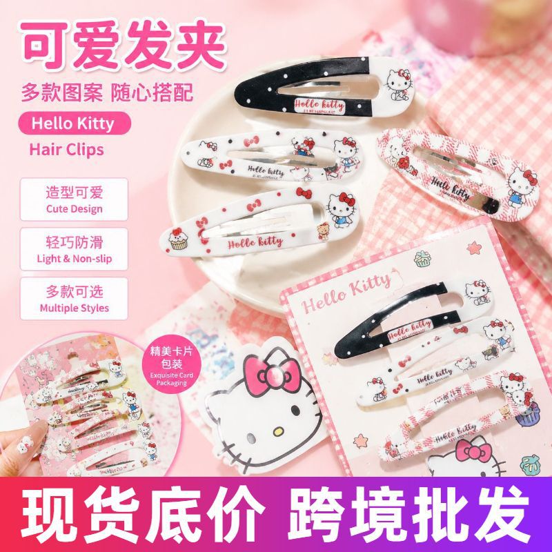 Заколка Hello Kitty для девочек оптом из Китая