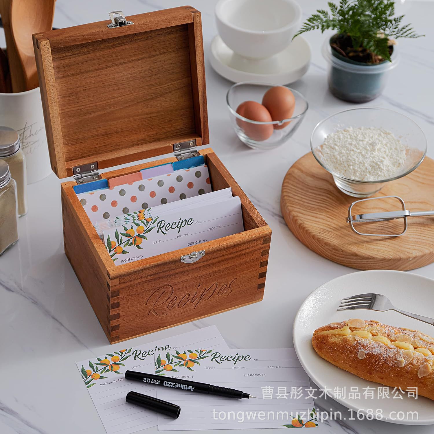 Коробки для карточек с рецептами