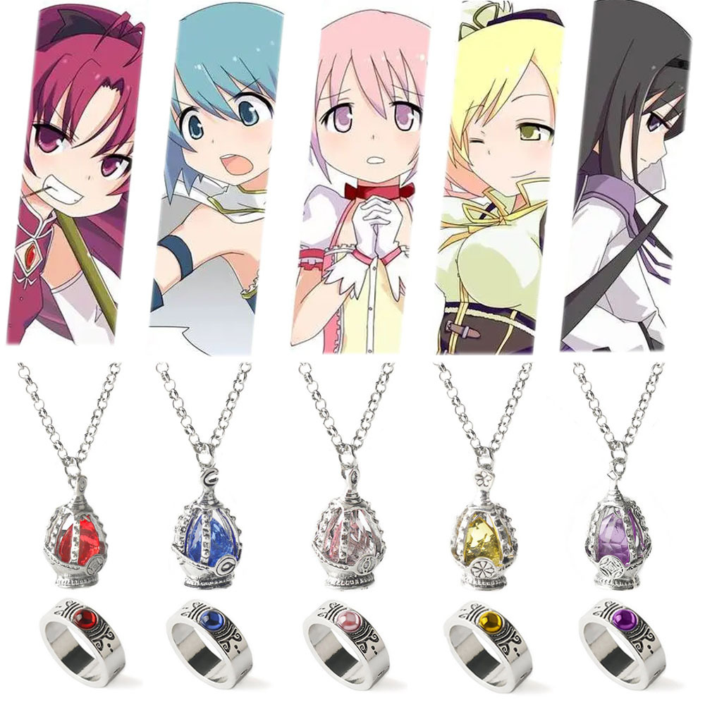 Набор украшений Madoka: ожерелье и кольцо оптом из Китая