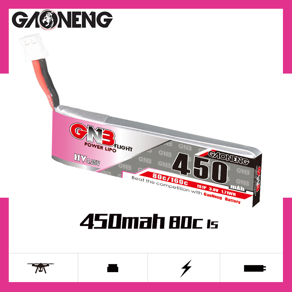 Литиевая батарея GNB 450 мАч 3.8V 80C HV оптом из Китая