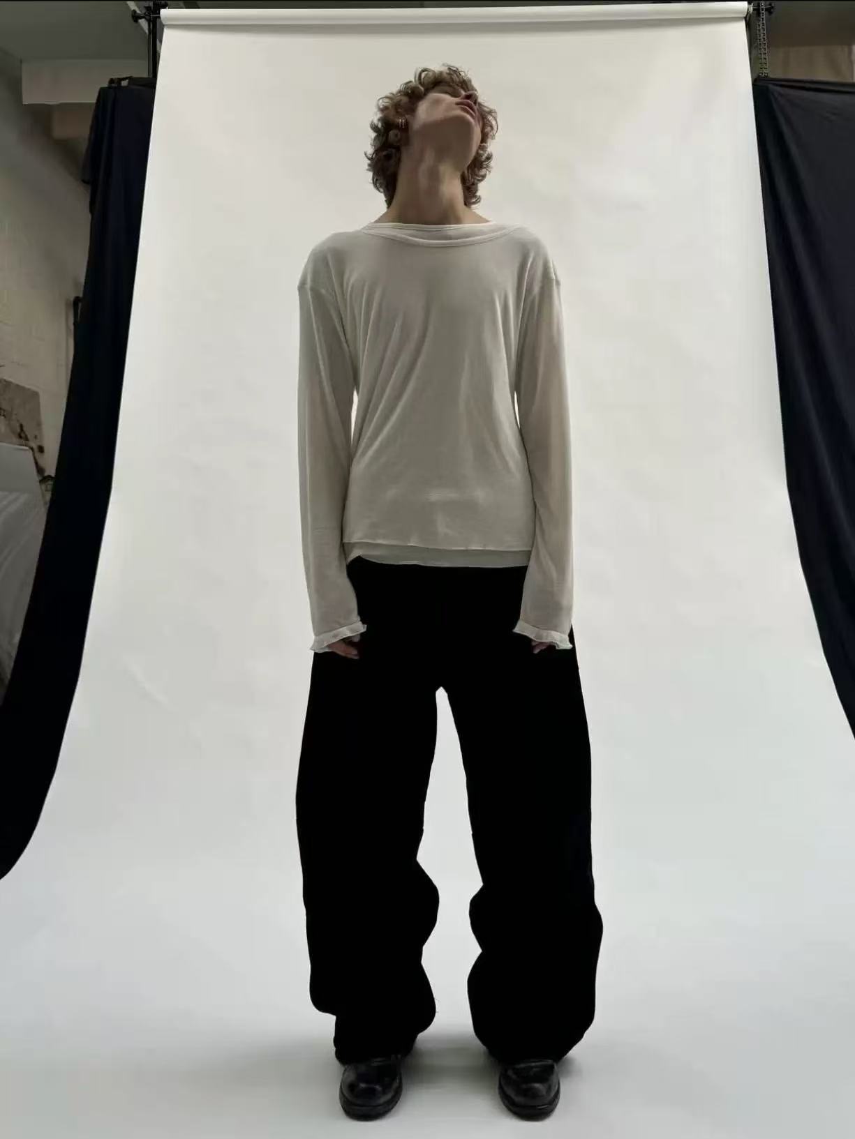 Футболка No Faith Studios 24ss двуслойная оптом из Китая